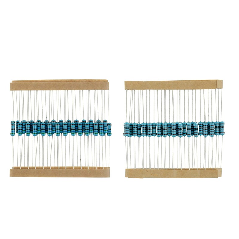 BOJACK 1000 Pcs 25 Values Resistor Kit 1 Ohm-1M Ohm with 1% 1/2W Metal Film Resistors Assortment - Image 5